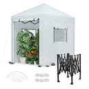 WORKPRO GREENHOUSE 94" X70" X98" POP-UP DUTY GARDENING GREEN - WHITE - Like New
