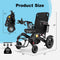 COOLHUT ELECTRIC WHEELCHAIR - BLACK - Like New