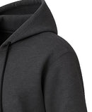 BLUE ICE SUPER HEAVYWEIGHT FLEECE LINED FULL-ZIP HOODIE - SIZE: 2XL - CHARCOAL - Like New