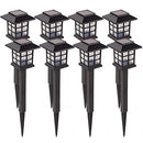 LAUREL CANYON 8 Pack Solar Pathway Lights, Outdoor Solar Landscape Lights - Like New