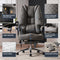 EXCEBET BIG AND TALL OFFICE CHAIR 400LBS WIDE SEAT LEATHER HIGH BACK EXECUTIVE - Like New