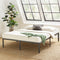 BEST PRICE MATTRESS 14 INCH METAL PLATFORM FOUNDATION BLACK QUEEN - MATTRESS - Like New