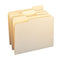 646008 OFFICE DEPOT FILE FOLDERS 1/3 CUT LETTER SIZE 645927 MANILA 250 Pack - Brand New