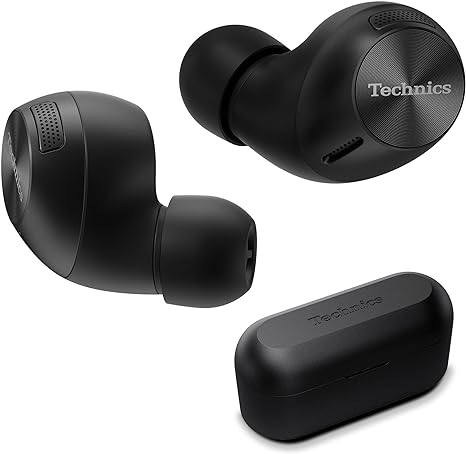 Technics HiFi Wireless Earbuds II Active Noise Cancelling EAH-AZ40M2-K - BLACK - Like New