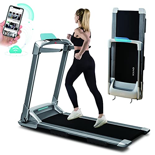 OVICX Q2S FOLDING PORTABLE TREADMILL COMPACT CHAMOIS Like New