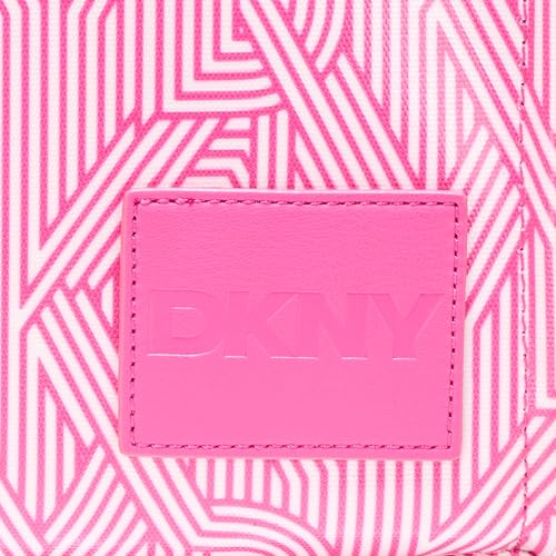 DKNY HADLEE SMALL CANVAS TOTE - HOT PINK - Like New