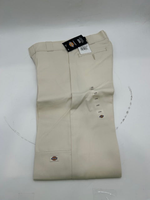 DICKIES WOMEN'S LOOSE FIT DOUBLE KNEE WORK PANTS SIZE: 25 - STONE WHITECAP GRAY - Brand New