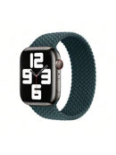 APPLE WATCH BRAIDED SOLO LOOP 41MM - SIZE 2 - RAINFOREST - Like New
