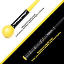 GOASHPEAOT GOLF SWING TRAINER GOLF WARM-UP STICK - 48" GOSHGST02 YELLOW/BLACK - Like New