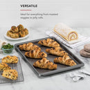 KitchenAid 13x18in Nonstick Aluminized Steel Baking Sheet - Contour Silver - Brand New