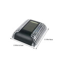 GOGOGMEE WATERPROOF SOLAR WALL LIGHTS 2 PACK WORLDWIDE - BLACK - Like New