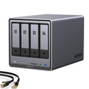 UGREEN NASYNC DXP4800 PLUS 4-BAY NAS WITH INTEL PENTIUM GOLD 8GB - GREY - Brand New