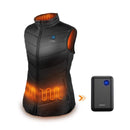 IUREK ZD932 HEATED VEST - SIZE: WOMEN M - BLACK - Brand New