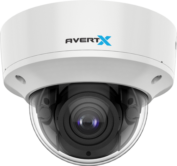 Avertx HD838 4K IR Autofocus Zoom Indoor/Outdoor IP Dome Camera HD838IRM - WHITE Like New