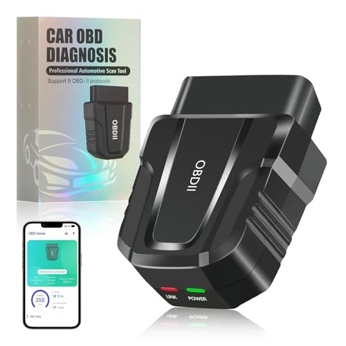 APRIOR OBD2 SCANNER BLUETOOTH WIRELESS CAR CODE READERS V011 - BLACK - Like New