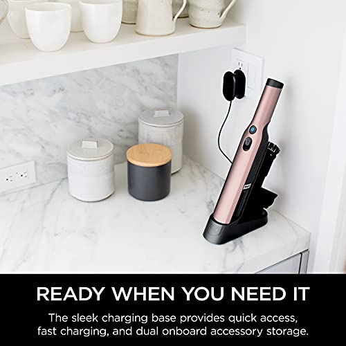 SHARK QV201 WANDVAC HANDHELD VACUUM AND CHARGING DOCK, ROSE GOLD (QV201RG) - Like New