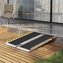 ORFORD PORTABLE WHEELCHAIR RAMP 3FT ALUMINUM HANDICAP RAMPS D10705217 - BLACK - Like New