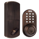 MILOCKS TF-02OB DIGITAL DEADBOLT DOOR LOCK WITH ELECTRONIC KEYPAD - BRONZE - Like New