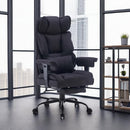 EFOMAO FABRIC OFFICE CHAIR BIG AND TALL 400 LB WEIGHT CAPACITY BLACK - Like New