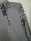 UNDER ARMOUR UA WOMEN'S TECH 1/2 ZIP HEATGEAR PULLOVER - SIZE: WOMEN S - GRAY - Brand New