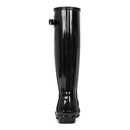 WFT1000RGL HUNTER WOMEN'S TALL GLOSS RAIN BOOTS SIZE 5 BLACK - Scratch & Dent