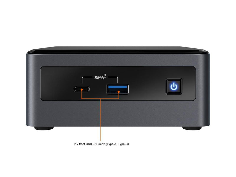 Intel NUC 10 Performance NUC10i3FNHN Barebone System - Mini PC - Socket