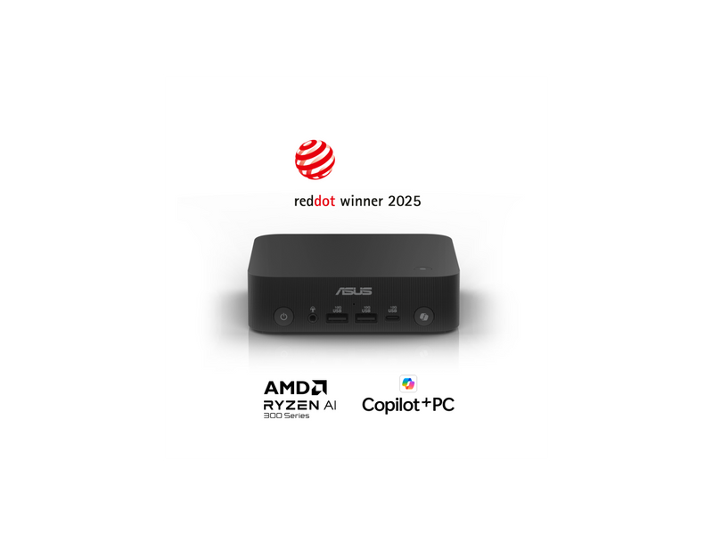 ASUS ExpertCenter PN54 Barebone Mini PC with AMD  AI 7 350 Processor, Dual