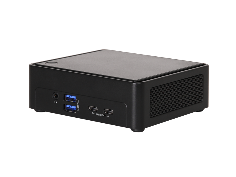 ASRock Industrial NUCS BOX-1360P/D4 Black Barebone Systems - Mini-PC (Intel®