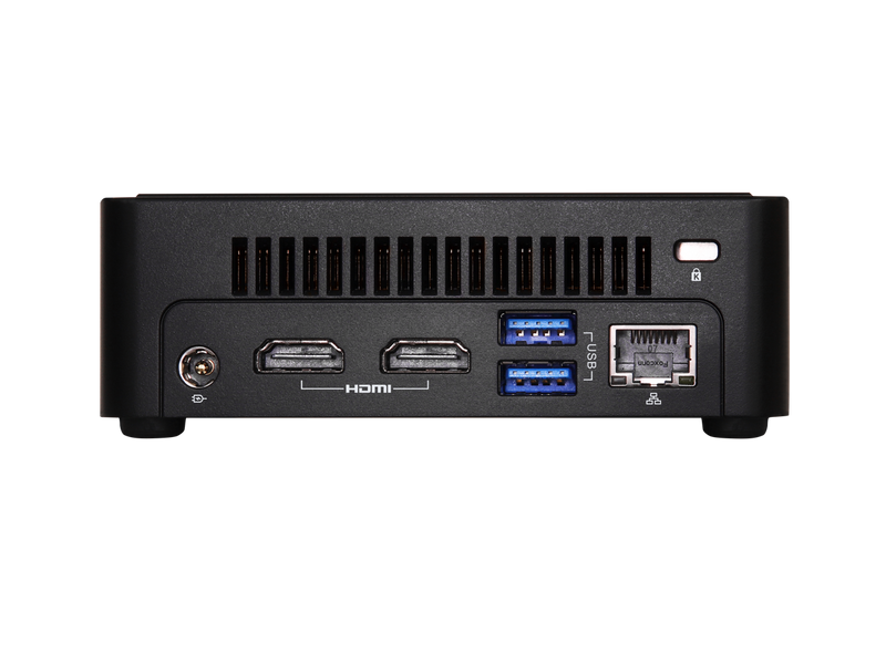 ASRock Industrial NUCS BOX-1360P/D4 Black Barebone Systems - Mini-PC (Intel®