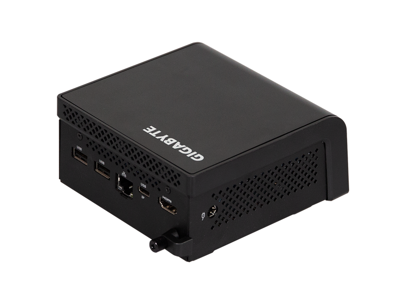 GIGABYTE GB-BTIP-N250 Black Ultra Compact Mini PC, Intel Processors N250, 4C, up