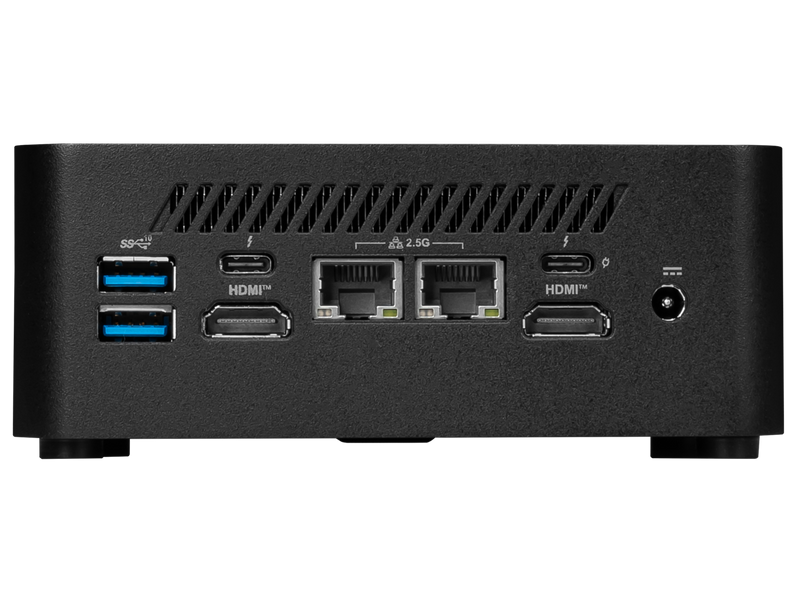 MSI Cubi NUC 1M-009BUS Black Mini PC Barebone, with Intel Core 7 150 U,