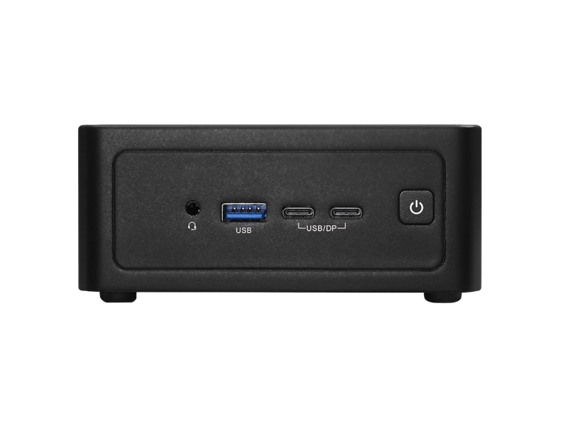ASRock Industrial NUC BOX-225H Black Mini-PC Barebone