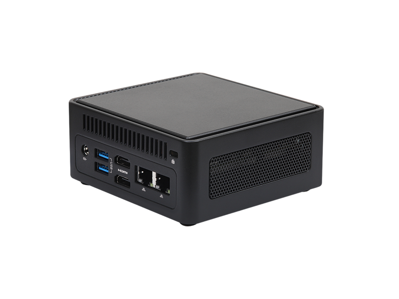 ASRock Industrial NUC BOX-225H Black Mini-PC Barebone
