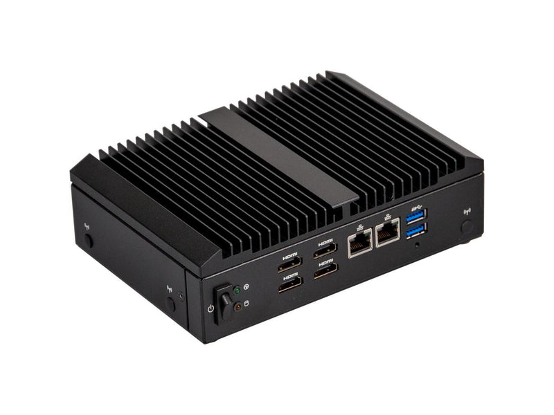 GIGAIPC QBiX-Pro-AMDA1605H-A1 Black Embedded Systems