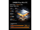 MINISFORUM UM880 Pro Ryzen 7 Mini PC AMD Ryzen 7 8845HS(8C/16T, up to 5.1GHz)