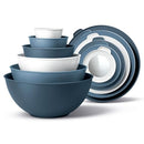 COOK WITH COLOR Mixing Bowls with Lids - 12 Piece Plastic Nesting Bowls Set - Brand New