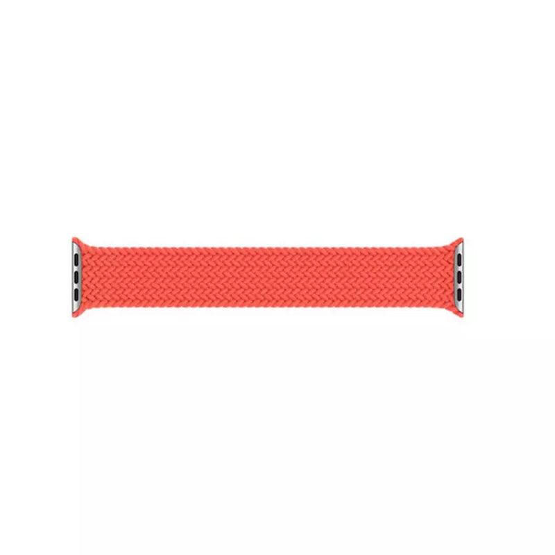 APPLE WATCH 40MM BRAIDED SOLO LOOP SIZE 3 - SIZE: ELECTRIC ORANGE - Like New