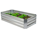 Sunnydaze Galvanized Raised Garden Bed - Metal Raised Bed for Gardening - Like New