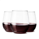TOSSWARE POP 14OZ VINO, RECYCLABLE UNBREAKABLE PLASTIC WINE GLASSES, 48 COUNT - Brand New