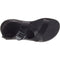 CHACO WOMEN'S Z/CLOUD SANDAL - SIZE: WOMEN 11 (AU/UK W9) - SOLID BLACK - Like New