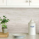 NuWallpaper WallPops Cream Vinyl Grassweave Peel Stick Wallpaper NUS2875 - Brand New