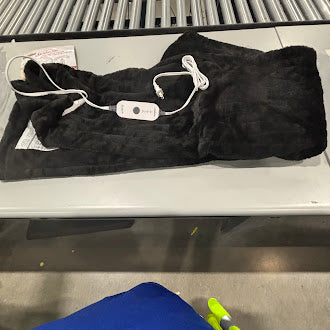 SUNBEAM ELECTRIC THROW BLANKET 50”X60” - BLACK - Like New