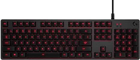 Logitech G413 Backlit Mechanical Keyboard USB Passthrough 920-008300 – Carbon Like New