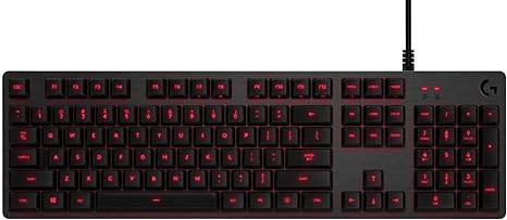 Logitech G413 Backlit Mechanical Keyboard USB Passthrough 920-008300 – Carbon - Like New