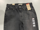 LEVI'S 725 HIGH RISE BOOTCUT JEAN SIZE 33X32 - SOFT BLACK/NOSTALGIC NIGHT STRIPE - Brand New
