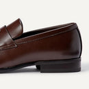 AMAZON ESSENTIALS MEN'S SQUARE APRON TOE LOAFER WITH MEMORY FOAM DARK BROWN 11.5 - Brand New