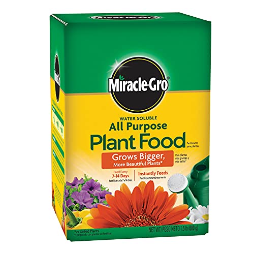 MIRACLE GRO MIRACLE-GRO WATER SOLUBLE ALL PURPOSE PLANT FOOD - 1PK GREEN - Brand New