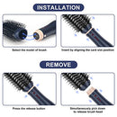IG INGLAM Hair Dryer Brush Set, 4 in 1, Negative Ion Hair Dryer & Styler Blue - Like New