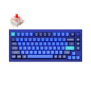 Keychron Q1 RGB Wired Custom Mechanical Keyboard 75% QMK/VIA Q1-O1 (Blue)V2 Like New