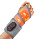 DEMOCE CORDLESS HEATED WRIST BRACE WITH RED LIGHT THERAPY, WRIST MASSAGER - GRAY - Like New